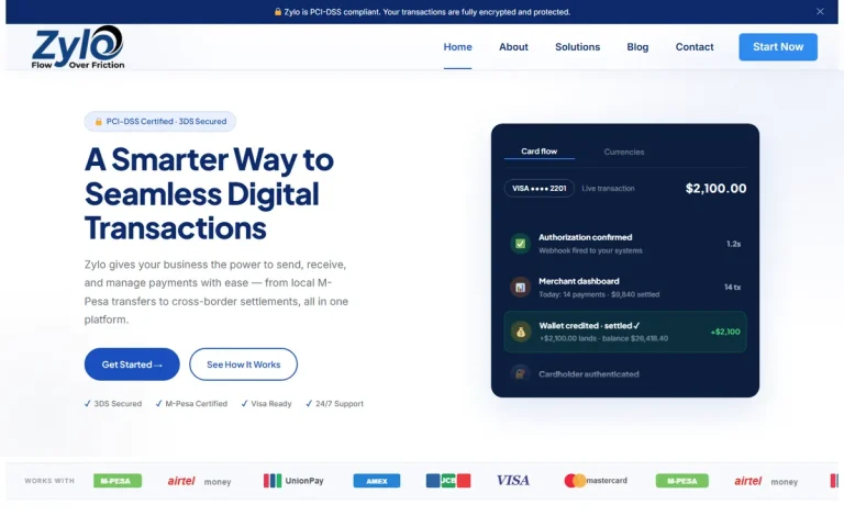 Zylo website screenshot