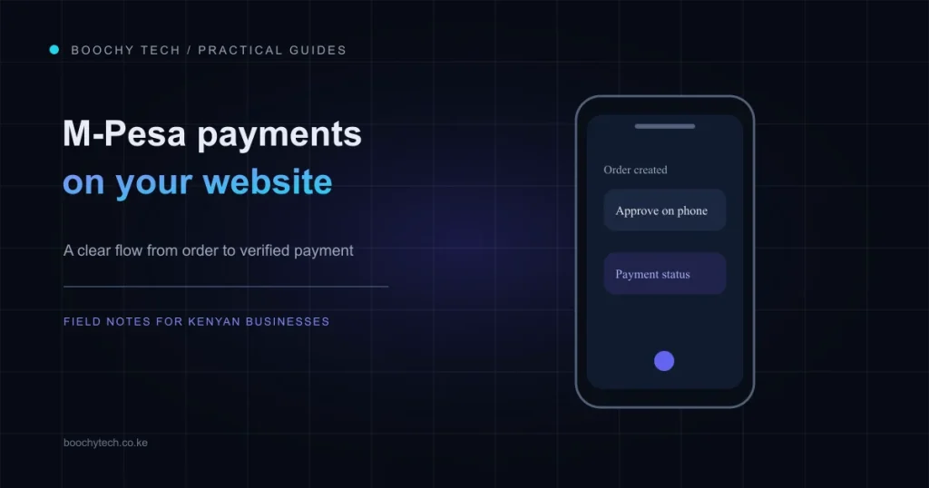 How M-Pesa integration works for a Kenyan website