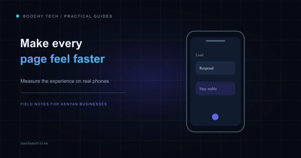 Why website speed matters for Kenyan mobile users